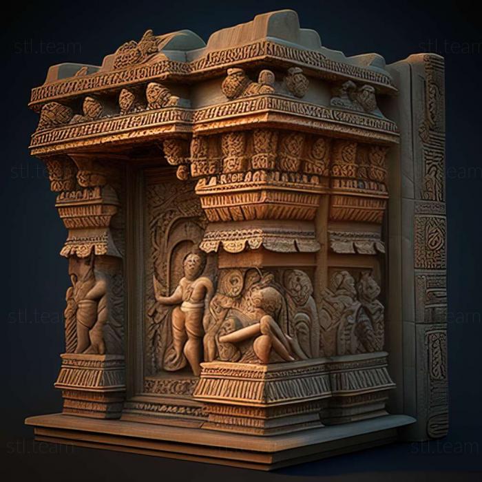 3D model ancient temples (STL)